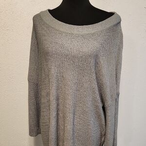 Gray Women's Sweater And Short Set